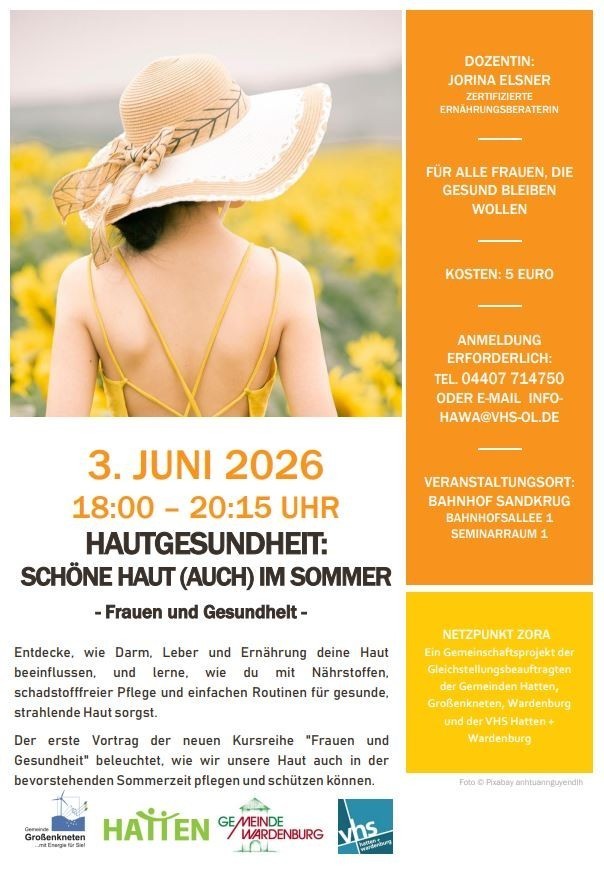 Plakat Hautgesundheit