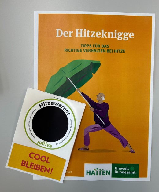 Hitzeknigge und warner