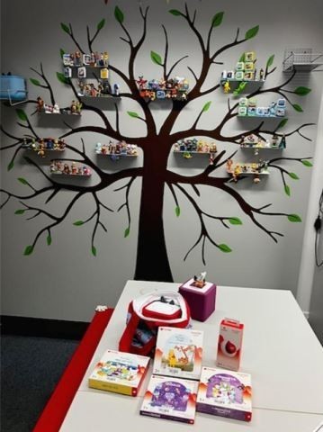 Toniebaum in der Bibliothek Sandkrug