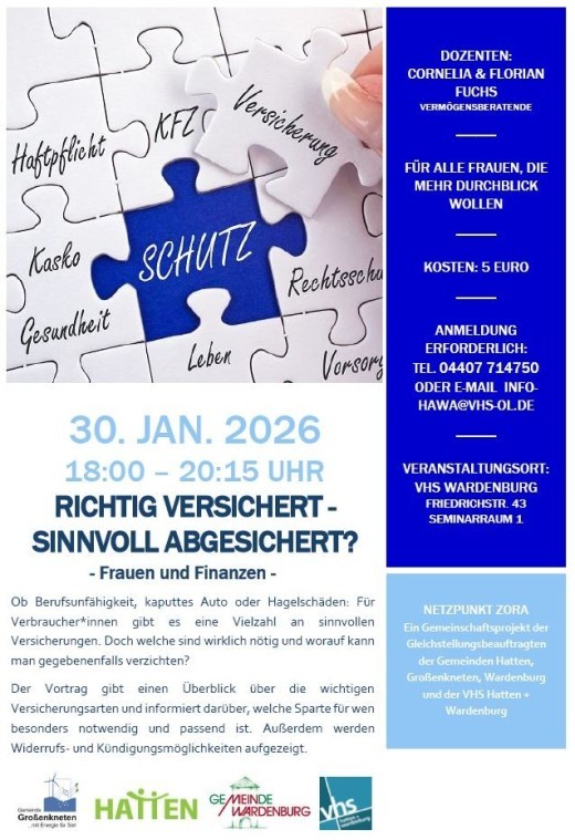 Plakat Versicherungen