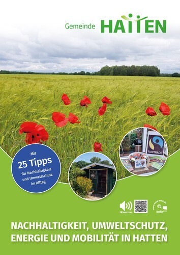 Deckblatt der Nachhaltigkeitsbroschüre