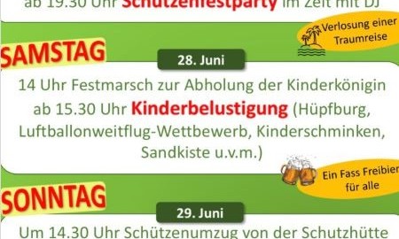 Sch&uuml;tzenfest Munderloh 2026