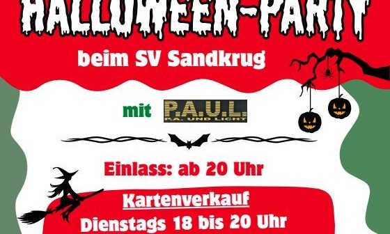 Halloween Schützenverein Sandkrug 2026
