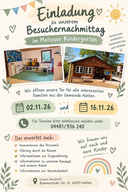 Besuchernachmittag Malteser Kindergarten 02 11 16 11 26