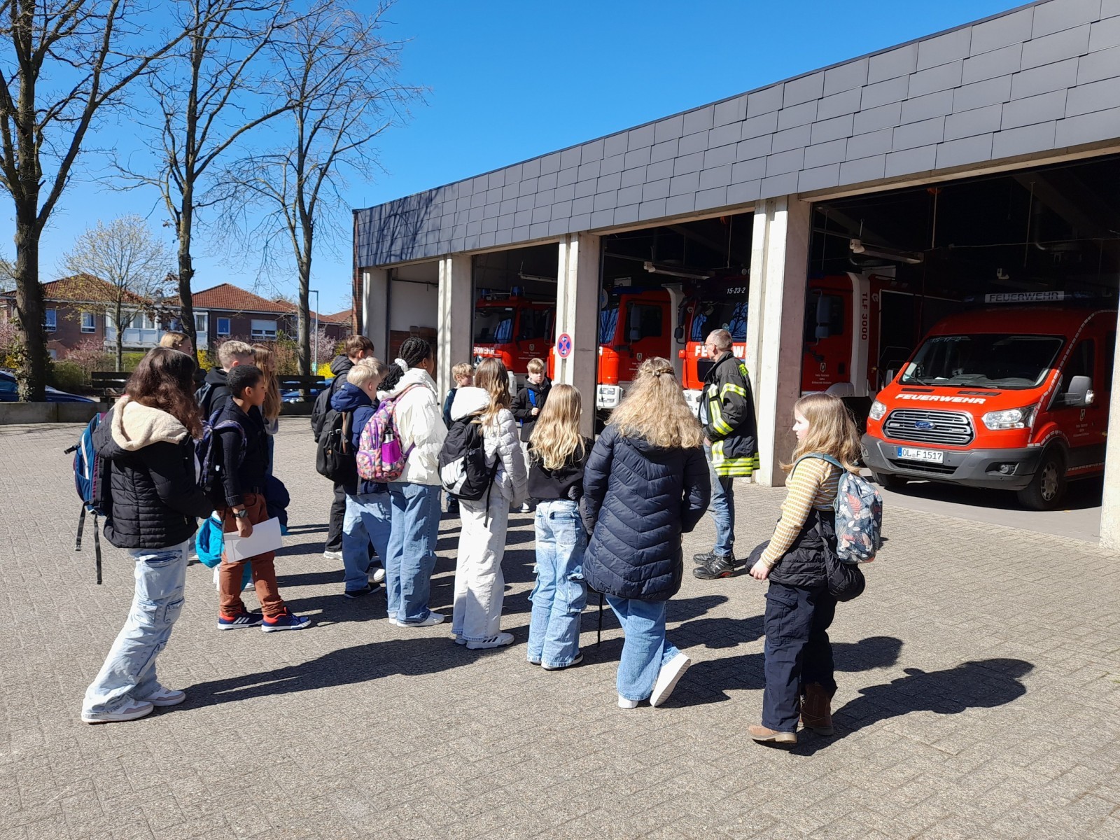 Besichtigung der Feuerwehr