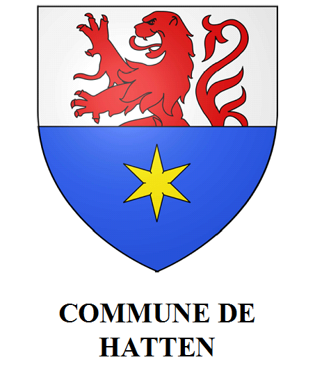 Wappen von Hatten im Elsass / Frankreich